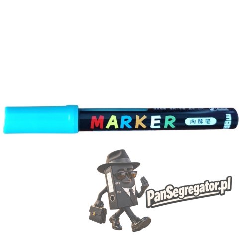 Marker akrylowy 1-2 mm zielony niebieskawy MG ZPLN6570-53
