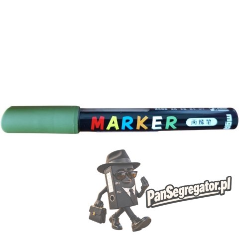 Marker akrylowy 1-2 mm zielony oliwkowy MG ZPLN6570-56