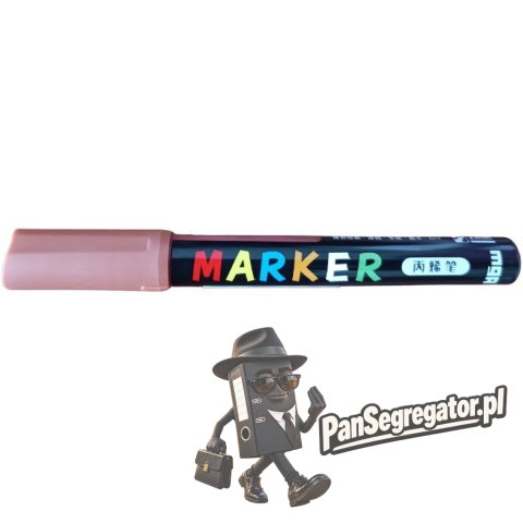 Marker akrylowy 1-2mm brązowy czerwonawy MG ZPLN6570-72