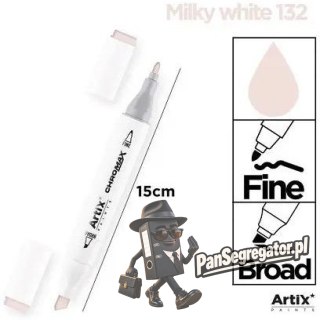 Marker alkoholowy dwustronny MILKY WHITE PP915-19 ARTIX