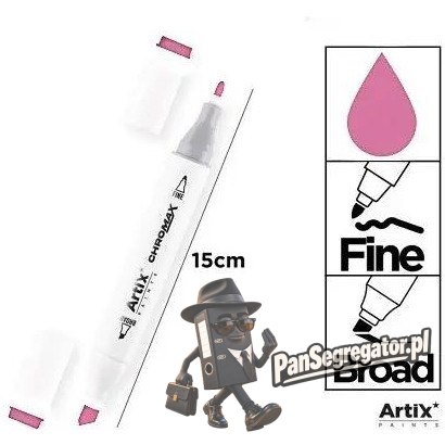 Marker alkoholowy dwustronny PINK BLUSH PP915-96 ARTIX