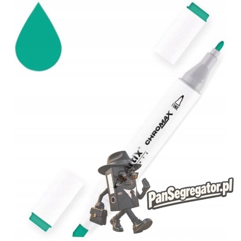 Marker alkoholowy dwustronny TURQUOISE GREEN PP915-53 ARTIX