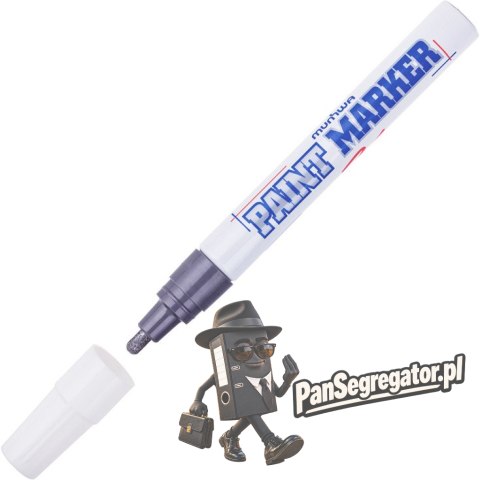 Marker olejowy 4mm srebrny MUNHWA