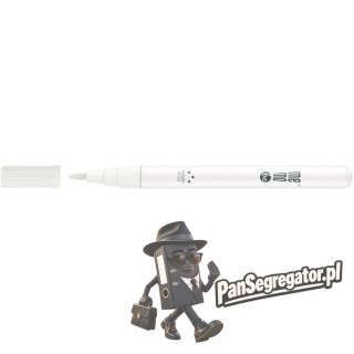 Marker olejowy MM300 końcówka okrągła 1-1,5mm biały MM300-00 MEMOBE