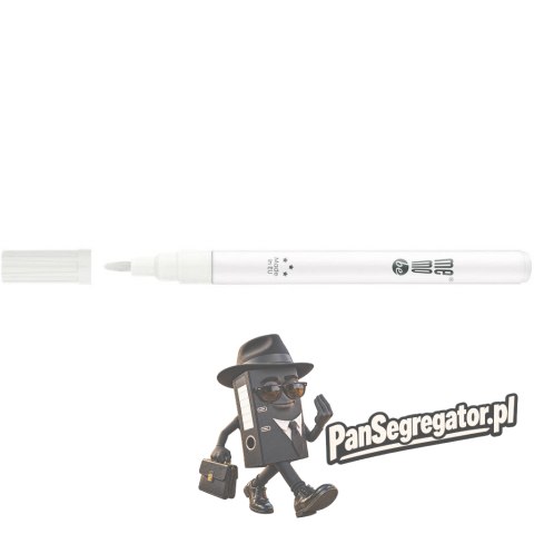 Marker olejowy MM300 końcówka okrągła 1-1,5mm biały MM300-00 MEMOBE