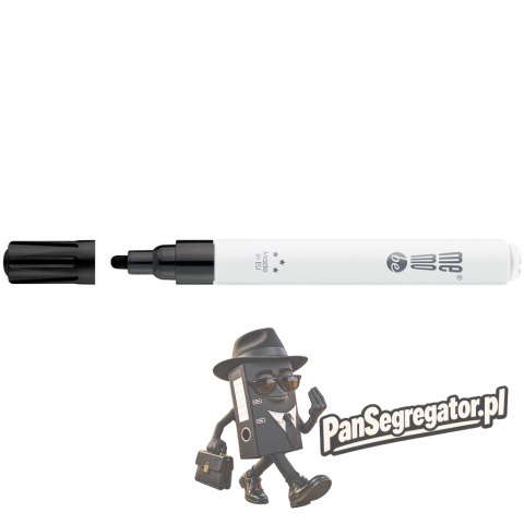 Marker olejowy MM301 końcówka okrągła 2-4mm czarny MM301-02 MEMOBE