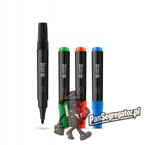 Marker permanentny M200 końcówka okrągła 3mm 4 kolory MM200-99 MEMOBE