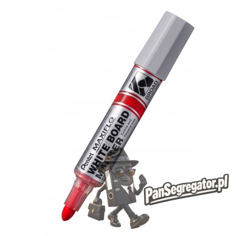 Marker suchościeralny MWL5W MAXIFLO gruby czerwony MWL5W-B PENTEL