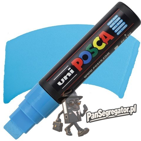 Marker z farbą plakatową Posca PC-17K, jasno niebieski, Uni