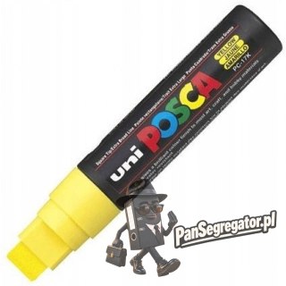 Marker z farbą plakatową UNI Posca PC-17K, żółty