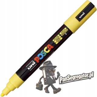 Marker z farbą plakatową UNI Posca PC-5M, nr.2 żółty