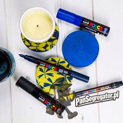 Marker z farbą plakatową UNI Posca PC-5M, nr.25 złoty
