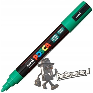 Marker z farbą plakatową UNI Posca PC-5M, nr.6 zielony