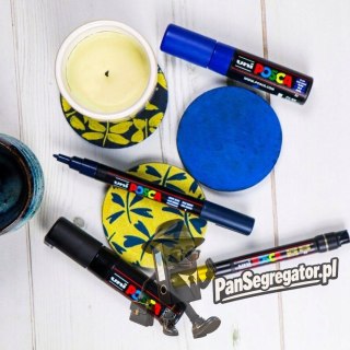 Marker z farbą plakatową UNI Posca PC-5M nr.M15 metallic czerwony