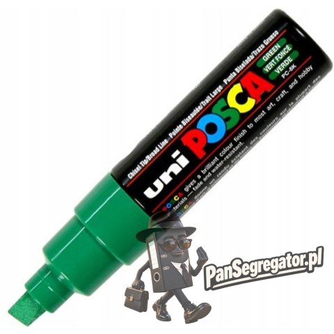 Marker z farbą plakatową UNI Posca PC-8K nr.6 zielony