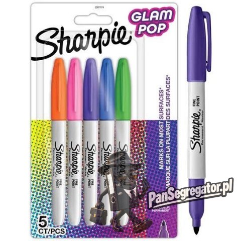 Markery permanentne SHARPIE Glam Pop (5 kolorów) 2201774