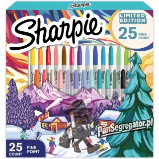 Markery permanentny SHARPIE 25 kolorów FINE 2220997