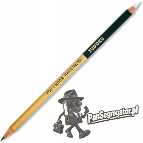 Ołówek 2B grafitowo-gumowy 1350 SUDOKU KOH-I-NOOR