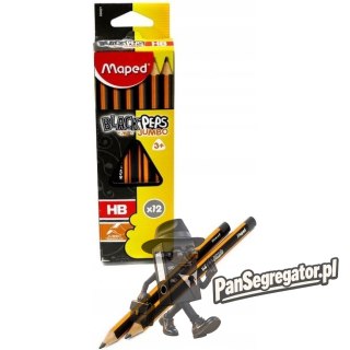 Ołówek BLACKPEPS JUMBO HB 854021 MAPED