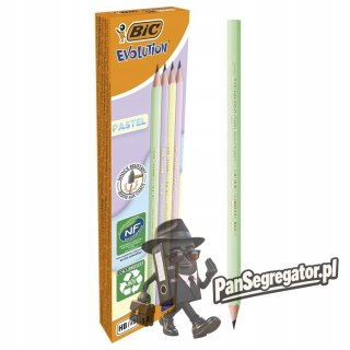 Ołówek EVOLUTION PASTEL z gumką HB 518306 BIC