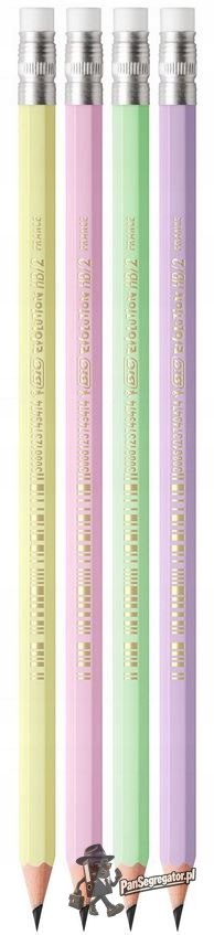 Ołówek EVOLUTION PASTEL z gumką HB 518306 BIC