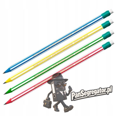 Ołówek EVOLUTION STRIPES z gumką HB 8960342 BIC