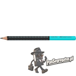 Ołówek JUMBO GRIP TWO TONE czarny/turkusowy 511912 FABER CASTELL