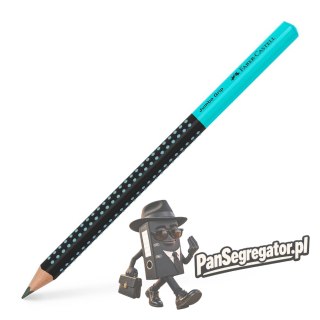 Ołówek JUMBO GRIP TWO TONE czarny/turkusowy 511912 FABER CASTELL