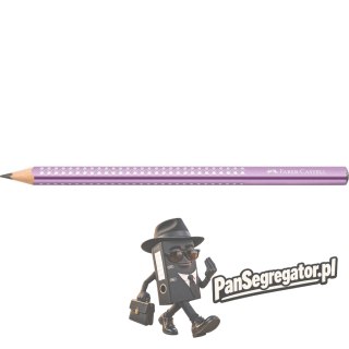 Ołówek JUMBO SPARKLE fioletowy metallic 111663 Faber-Castell