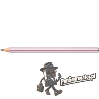 Ołówek JUMBO SPARKLE rose metallic 111661 Faber-Castell