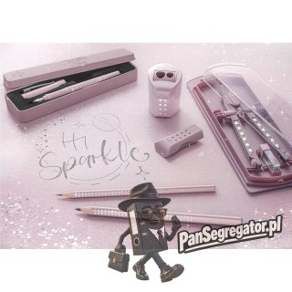 Ołówek JUMBO SPARKLE rose metallic 111661 Faber-Castell