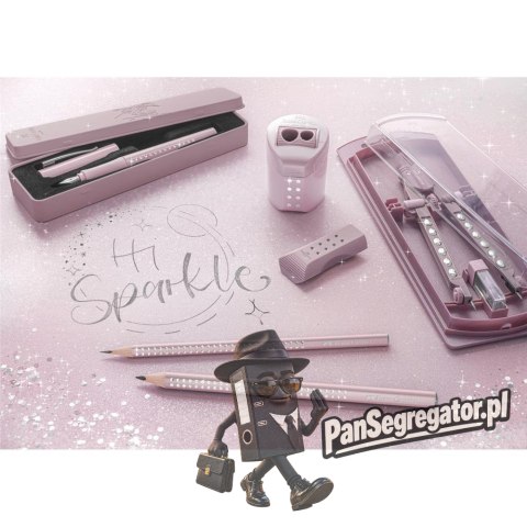 Ołówek JUMBO SPARKLE rose metallic 111661 Faber-Castell