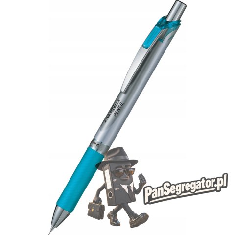 Ołówek automatyczny 0,5mm błękitny Energize PL75 ergonomiczna obudowa PENTEL