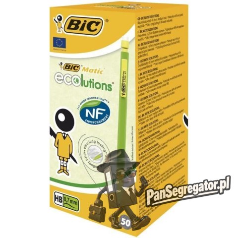 Ołówek automatyczny 0,7mm ECOLUTION MATIC 8877191 BIC