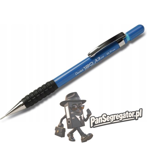 Ołówek automatyczny 0,7mm niebieski PENTEL A317