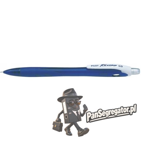 Ołówek automatyczny REXGRIP BG niebieski HRG-10R-L-BG PILOT