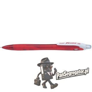 Ołówek automatyczny czerwony REXGRIP BG HRG-10R-R-BG PILOT