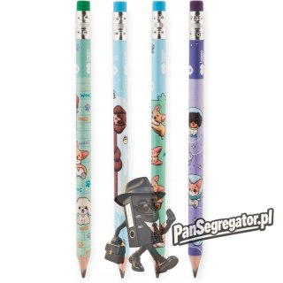 Ołówek do nauki pisania jumbo trójkątny 2B Corgi Team HA 3132 01CT-2B HAPPY COLOR