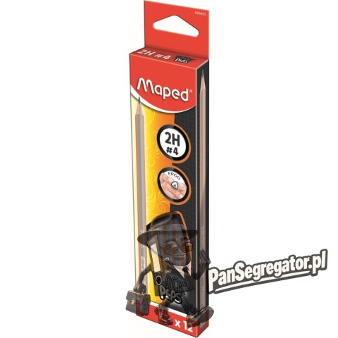 Ołówek drewniany Blackpeps 2H MAPED 850023