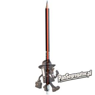 Ołówek drewniany z gumką BLACKPEPS 2B MAPED 851722