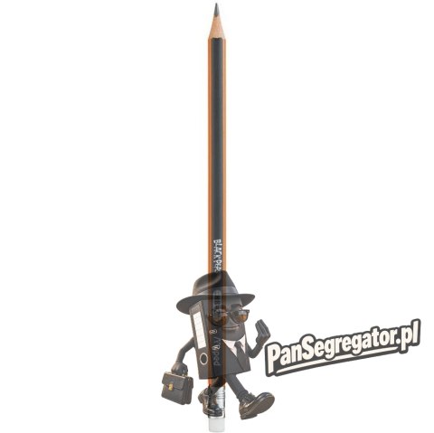 Ołówek drewniany z gumką BLACKPEPS HB MAPED 851721