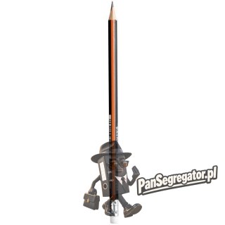 Ołówek drewniany z gumką Blackpeps B MAPED 851724