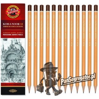 Ołówek grafitowy 1500-10H (12) KOH-I-NOOR
