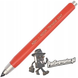Ołówek mechaniczny 5,6mm 12cm VERSATIL KUBUŚ czerwony 5347/1 KOH-I-NOOR