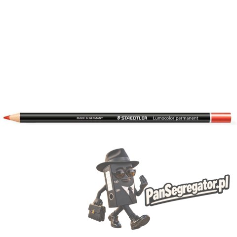 Ołówek na gładkie powierzchnie czerwony wodoodporny 108 20-2 STAEDTLER