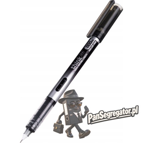 Pióro kulkowe 0,5 mm THINK czarne EQ300BK DELI