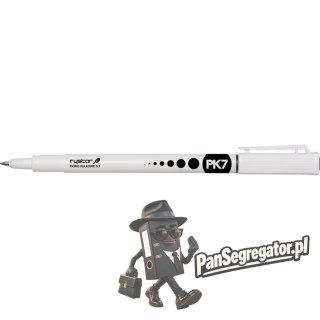 Pióro kulkowe 0.7mm PK07/A czarne 404-000 RYSTOR