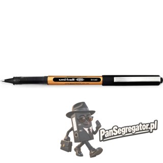 Pióro kulkowe 1mm UNI UB-150-10E czarny obudowa złota