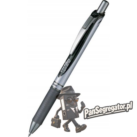 Pióro kulkowe ENERGEL BL77 czarne 0.7mm PENTEL