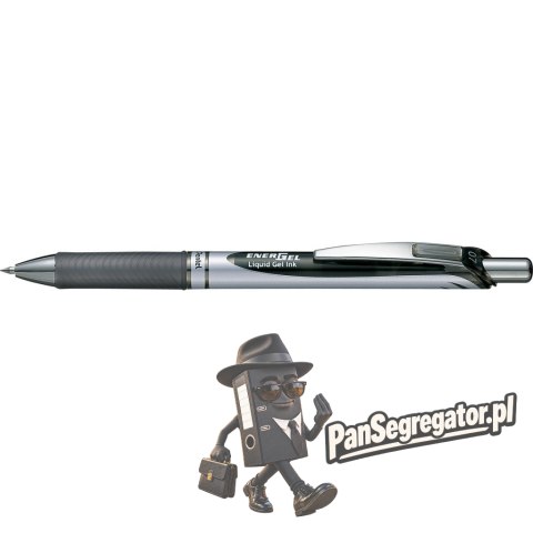 Pióro kulkowe ENERGEL BL77 czarne 0.7mm PENTEL